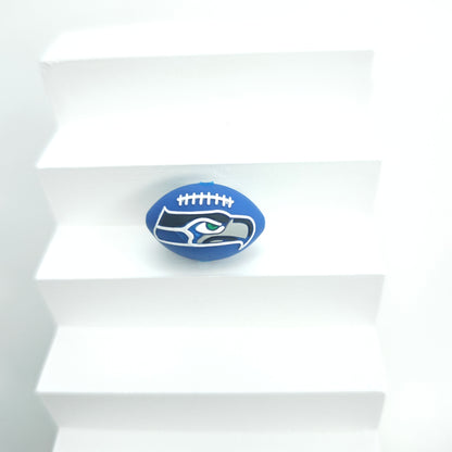30 Teams NFL Football 3D Silicone Beads DIY Silicone Jewelry Glue Beads Beaded Accessories American Football Loose Beads