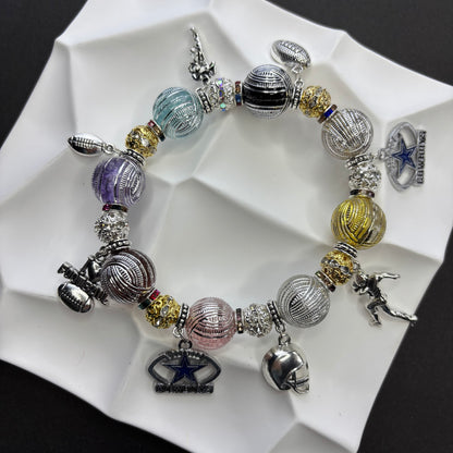 NFL Team Beaded Bracelet: A Fan's Wristband of Faith, A Trendy Expression of Individuality - Beadable Cat