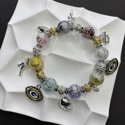 NFL Team Beaded Bracelet: A Fan's Wristband of Faith, A Trendy Expression of Individuality - Beadable Cat