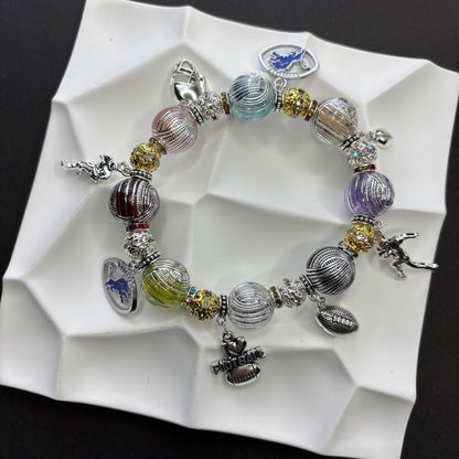 NFL Team Beaded Bracelet: A Fan's Wristband of Faith, A Trendy Expression of Individuality - Beadable Cat