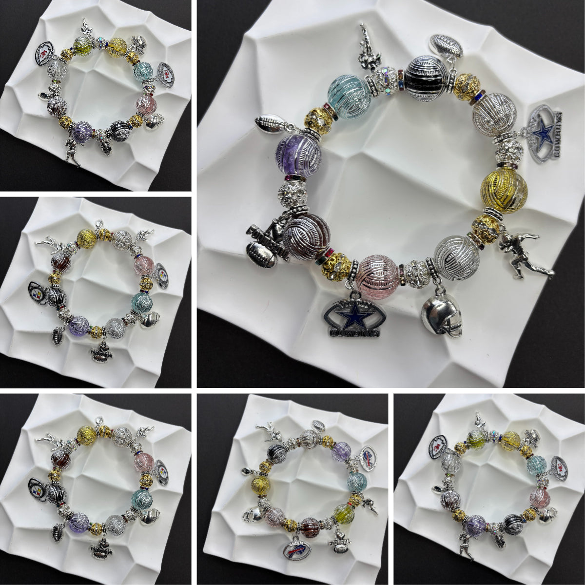 NFL Team Beaded Bracelet: A Fan's Wristband of Faith, A Trendy Expression of Individuality - Beadable Cat