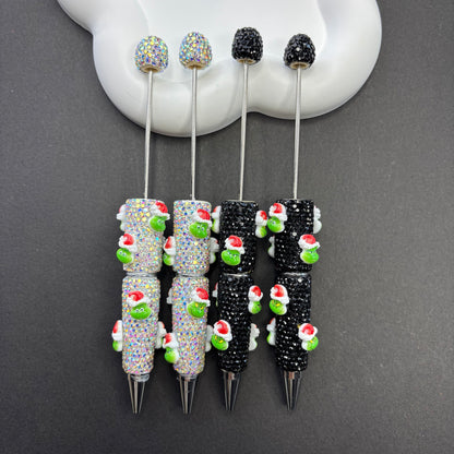 Christmas Handmade Beaded Pens - Beadable Cat