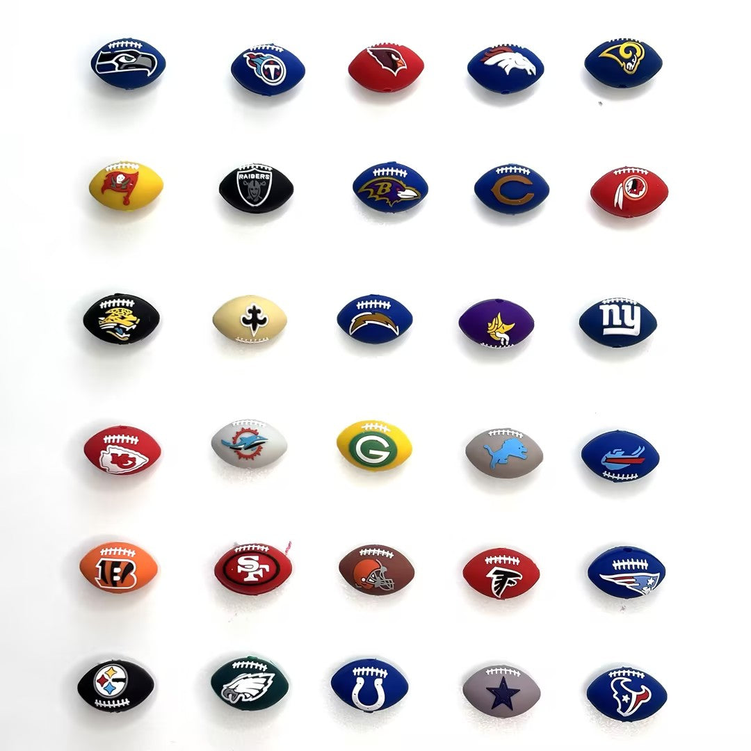 All NFL Teams Silicone Beaded Collection Show Your Team Spirit ✨ Limited Stock