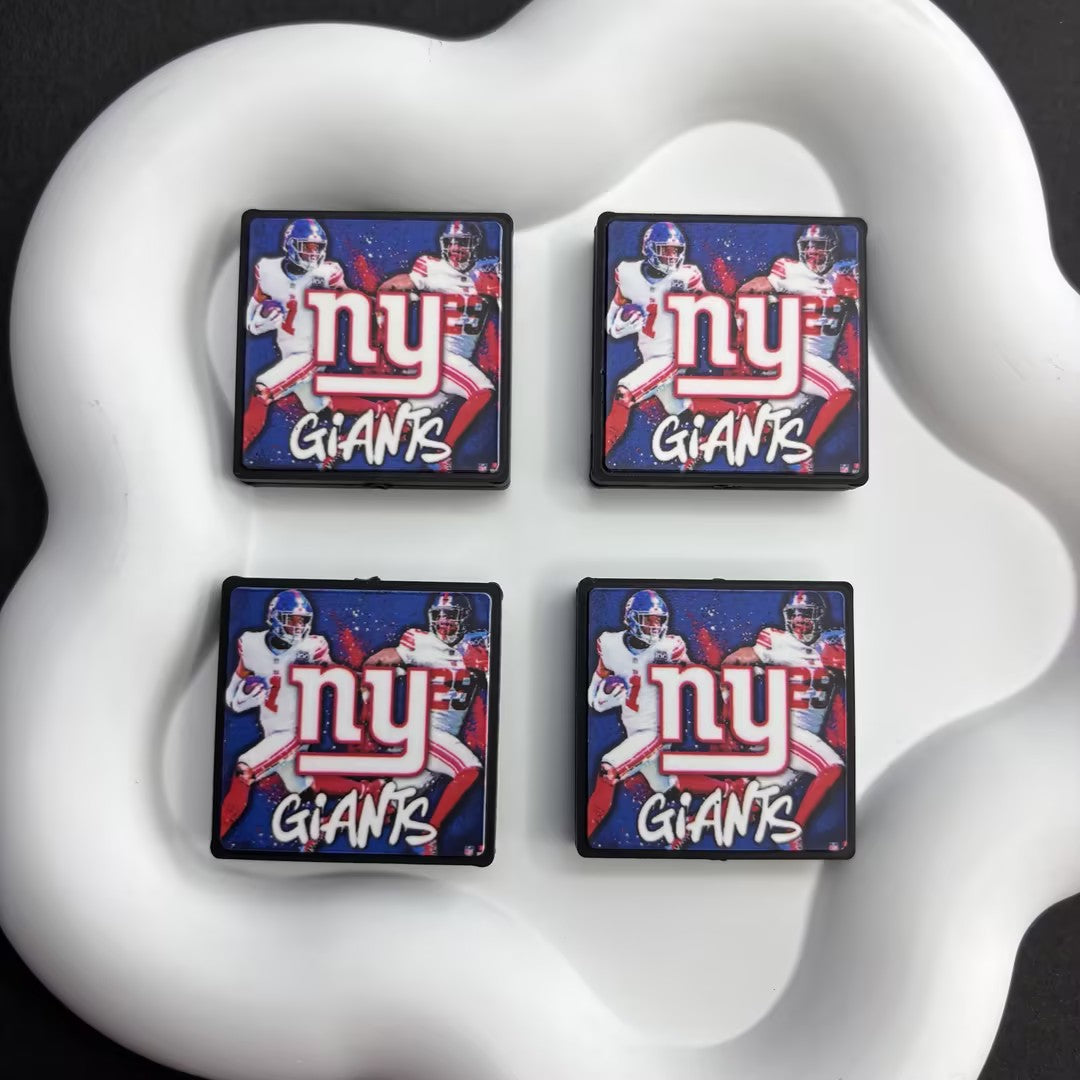 30*30 NFL Fan Bricks | DIY Sports Fan Bracelet & Keychain Craft Bead