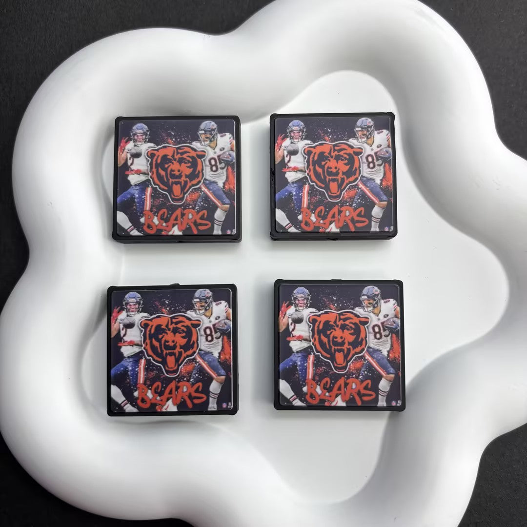30*30 NFL Fan Bricks | DIY Sports Fan Bracelet & Keychain Craft Bead