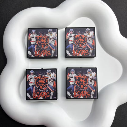 30*30 NFL Fan Bricks | DIY Sports Fan Bracelet & Keychain Craft Bead
