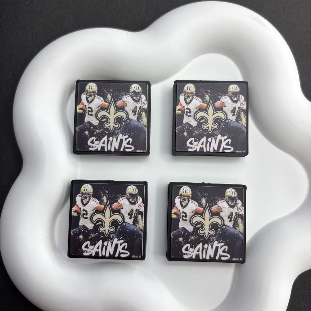 30*30 NFL Fan Bricks | DIY Sports Fan Bracelet & Keychain Craft Bead