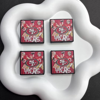 30*30 NFL Fan Bricks | DIY Sports Fan Bracelet & Keychain Craft Bead