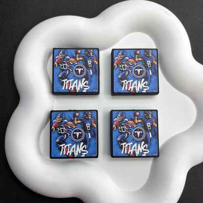 30*30 NFL Fan Bricks | DIY Sports Fan Bracelet & Keychain Craft Bead