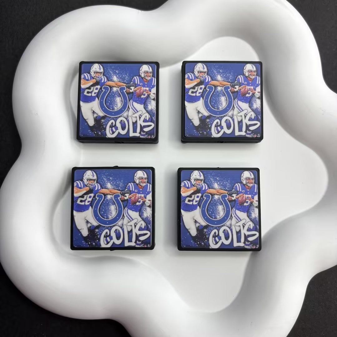 30*30 NFL Fan Bricks | DIY Sports Fan Bracelet & Keychain Craft Bead