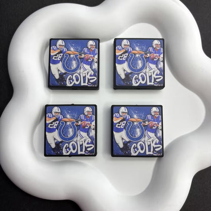 30*30 NFL Fan Bricks | DIY Sports Fan Bracelet & Keychain Craft Bead