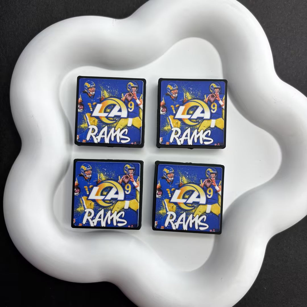 30*30 NFL Fan Bricks | DIY Sports Fan Bracelet & Keychain Craft Bead