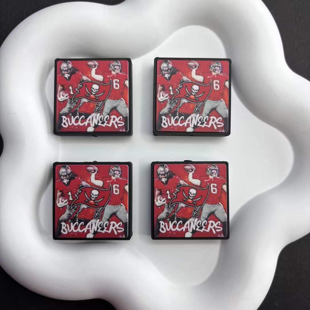 30*30 NFL Fan Bricks | DIY Sports Fan Bracelet & Keychain Craft Bead