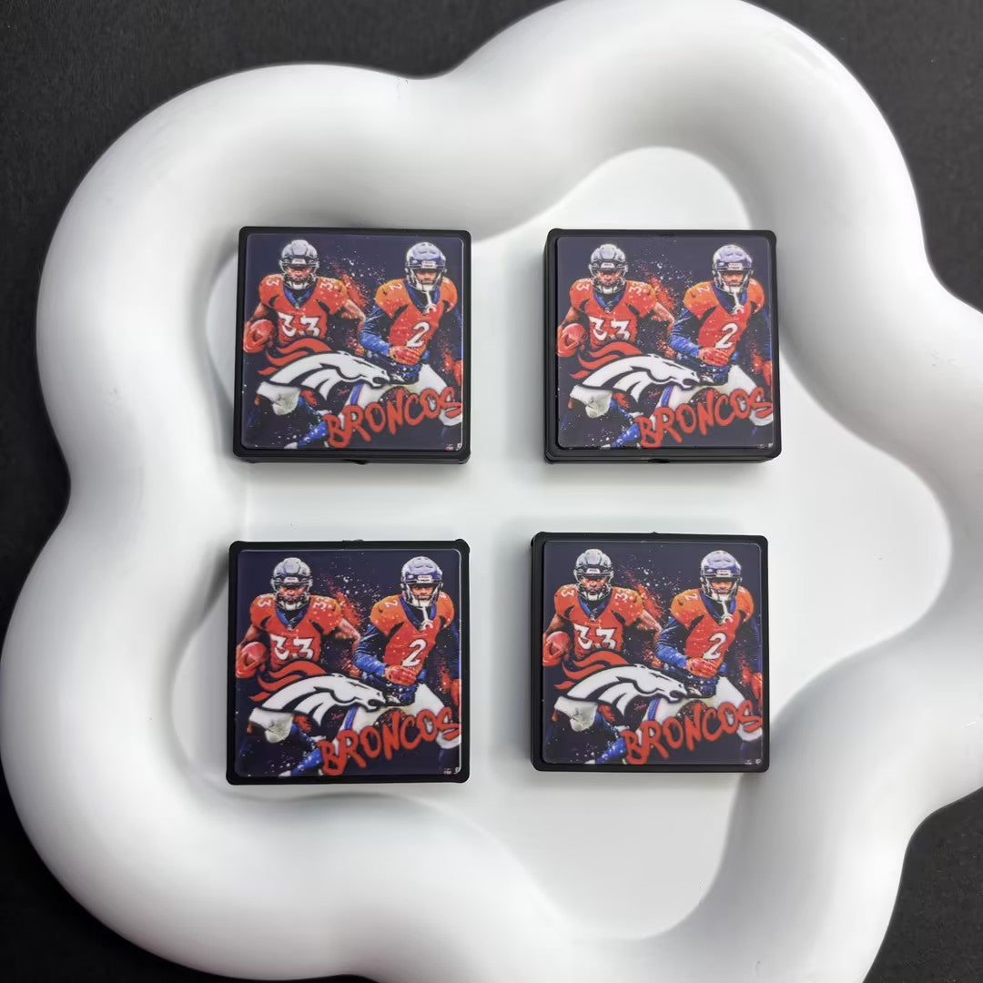 30*30 NFL Fan Bricks | DIY Sports Fan Bracelet & Keychain Craft Bead
