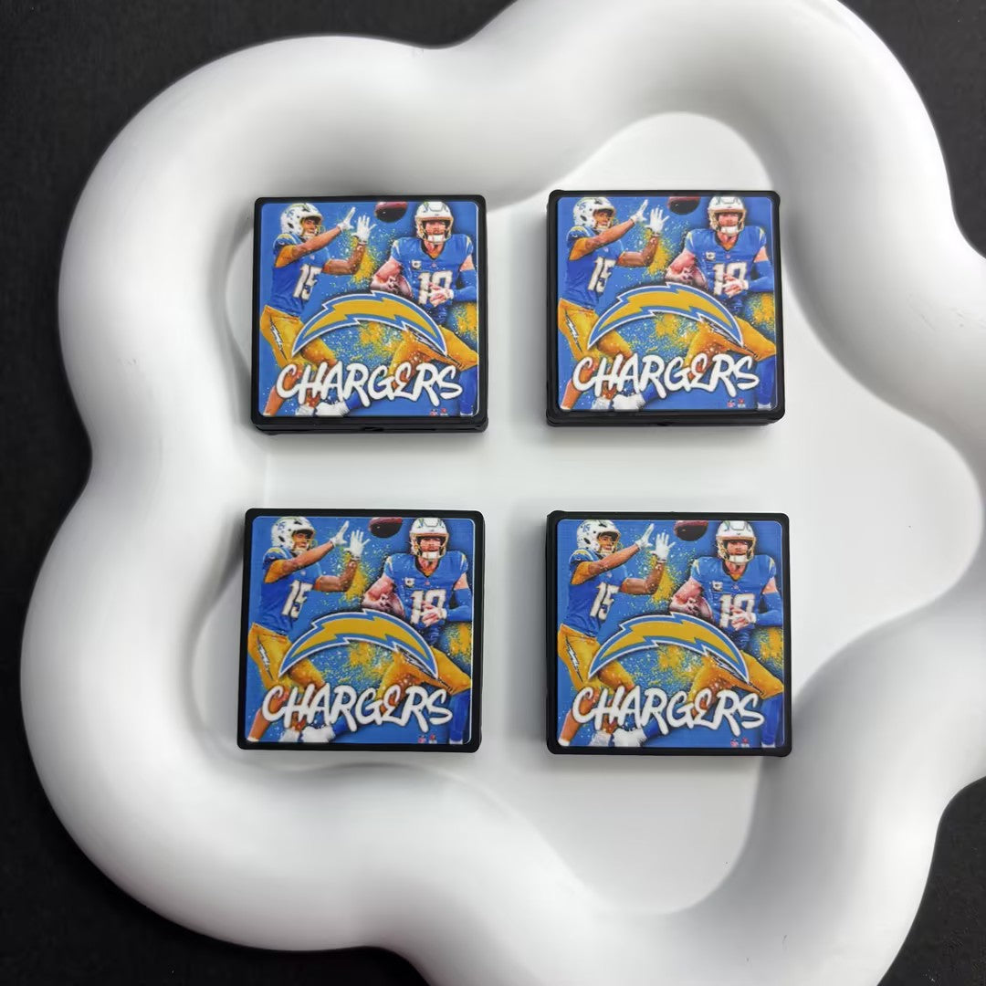 30*30 NFL Fan Bricks | DIY Sports Fan Bracelet & Keychain Craft Bead