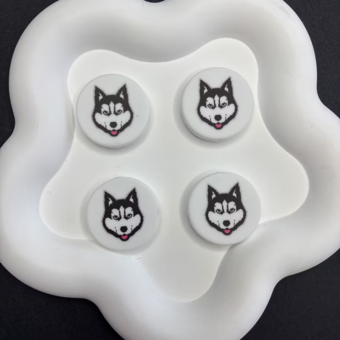 NCAA Team Logo Silicone Focal Beads - Collegiate Series for DIY Beadable | DIY Sports Fan Bracelet & Keychain Craft Bead