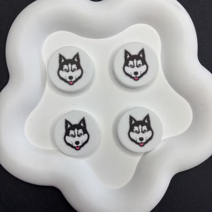 NCAA Team Logo Silicone Focal Beads - Collegiate Series for DIY Beadable | DIY Sports Fan Bracelet & Keychain Craft Bead