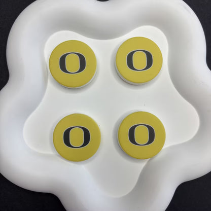 NCAA Team Logo Silicone Focal Beads - Collegiate Series for DIY Beadable | DIY Sports Fan Bracelet & Keychain Craft Bead