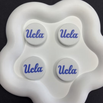 NCAA Team Logo Silicone Focal Beads - Collegiate Series for DIY Beadable | DIY Sports Fan Bracelet & Keychain Craft Bead