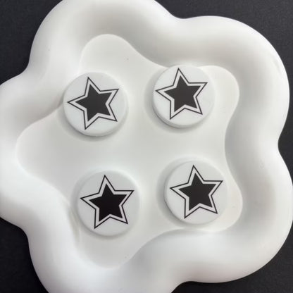 Ultimate NFL Fan DIY Charm Set - Premium Logo Cabochons for Phone Grips, | DIY Sports Fan Bracelet & Keychain Craft Bead