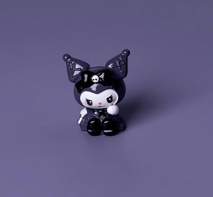 Gothic Kawaii Focal Beads - Dark Zombie Style Kuromi, My Melody & | Acrylic Bead for DIY Bracelet Keychain Jewelry Making