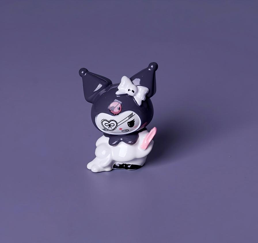 Gothic Kawaii Focal Beads - Dark Zombie Style Kuromi, My Melody & | Acrylic Bead for DIY Bracelet Keychain Jewelry Making