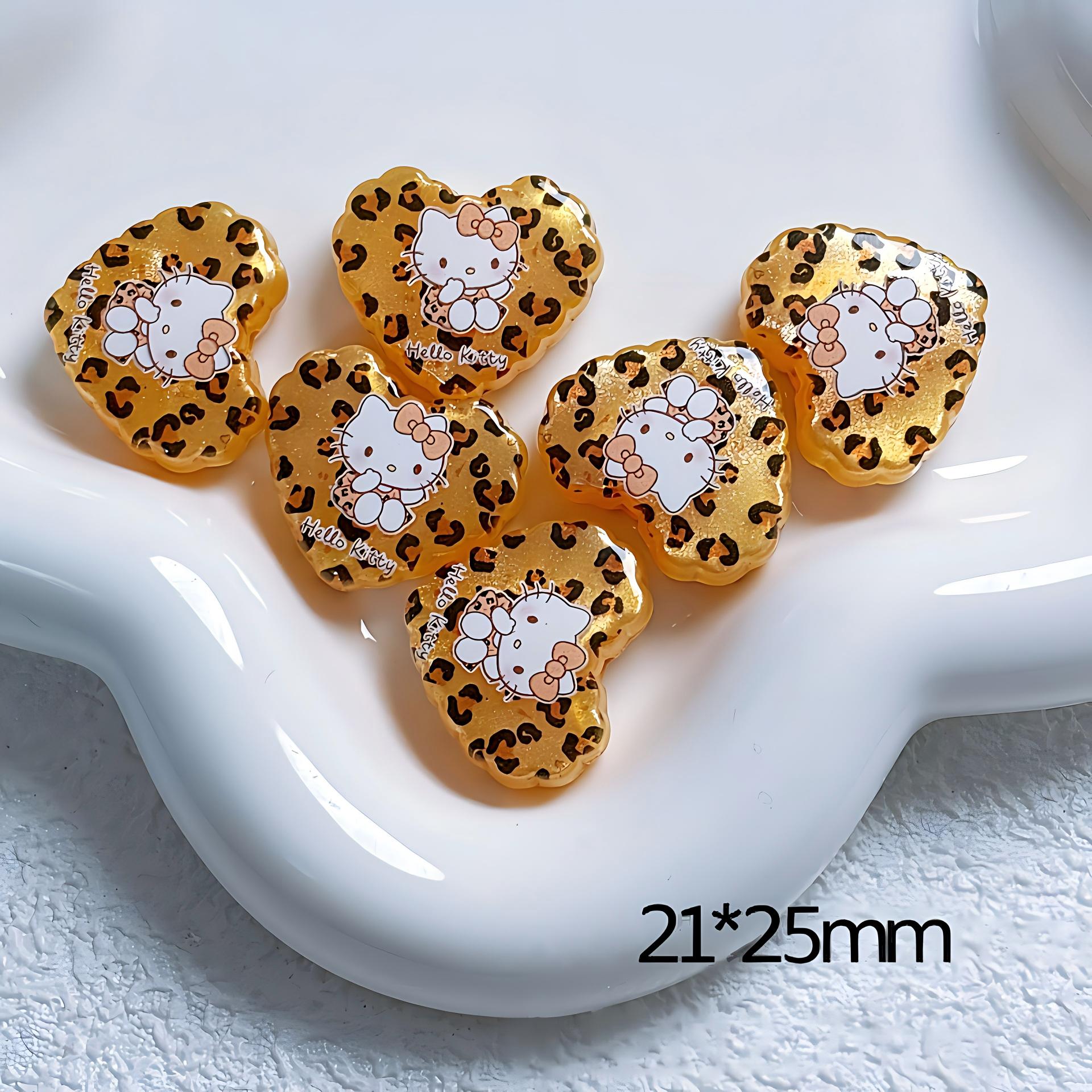 21x25mm Kawaii Cartoon Heart Focal Beads – Chunky Resin Beads for | Acrylic Bead for DIY Bracelet Keychain Jewelry Making