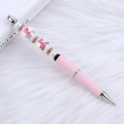 16mm Barbie Theme Round Acrylic Beads for Beadable Pens, DIY | Acrylic Bead for DIY Bracelet Keychain Jewelry Making