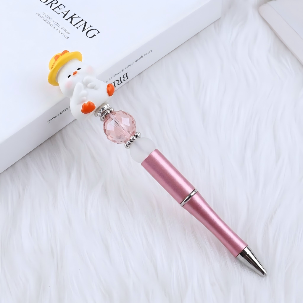 Kawaii White Chick Acrylic Focal Beads - Cute Mini Chicken Charms | Acrylic Bead for DIY Bracelet Keychain Jewelry Making