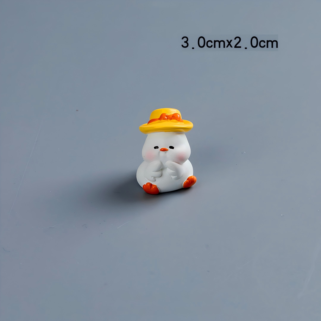 Kawaii White Chick Acrylic Focal Beads - Cute Mini Chicken Charms | Acrylic Bead for DIY Bracelet Keychain Jewelry Making
