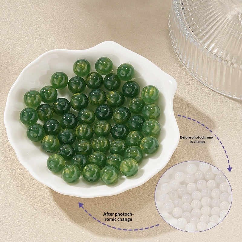 10mm Solar Reactive UV Beads - Light Sensitive Color Changing | Acrylic Bead for DIY Bracelet Keychain Jewelry Making