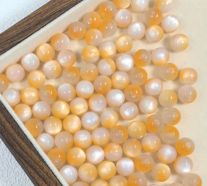10mm Iridescent Galaxy Resin Beads, 2mm Large Hole Round Spacer | Acrylic Bead for DIY Bracelet Keychain Jewelry Making