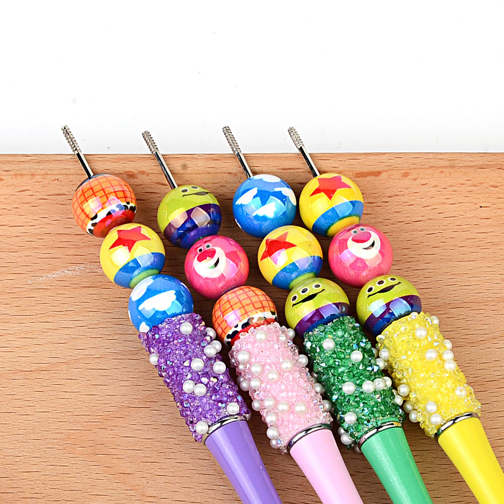 16mm Toy Story Inspired Acrylic Round Beads, Cartoon Character | Acrylic Bead for DIY Bracelet Keychain Jewelry Making