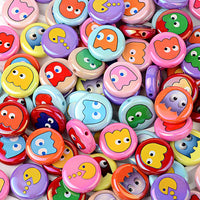 24mm round disc: colored