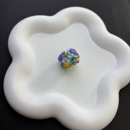 3D Hand-Painted Acrylic Chunky Beads for Beadable Pens, Rhinestone | Acrylic Bead for DIY Bracelet Keychain Jewelry Making