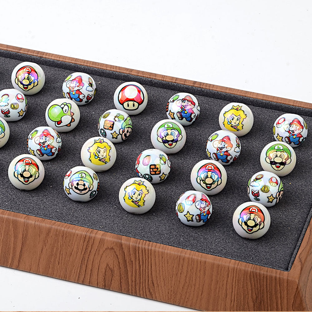 16mm Super Mario Bros Silicone Focal Beads | Acrylic Bead for DIY Bracelet Keychain Jewelry Making