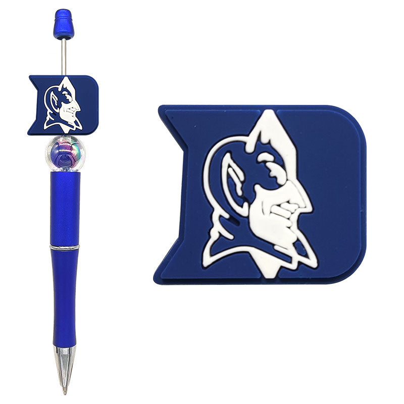 NCAA College Sports Team Silicone Focal Beads - 16 Styles for DIY Crafting & Beadable Pens