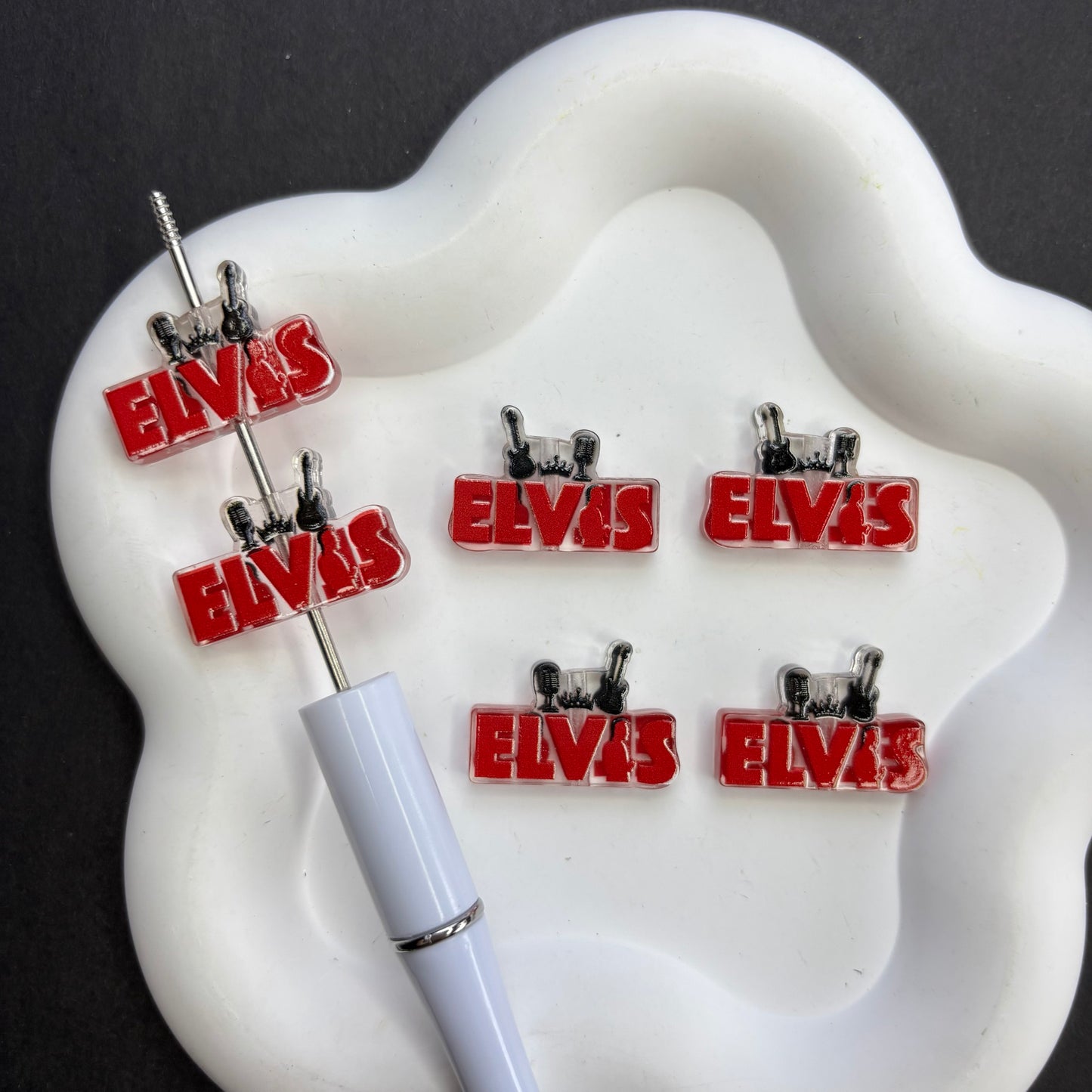Rock Legends Name Focal Beads Rock 'n' Roll Music Acrylic Beads for Beadable Pens DIY Crafting