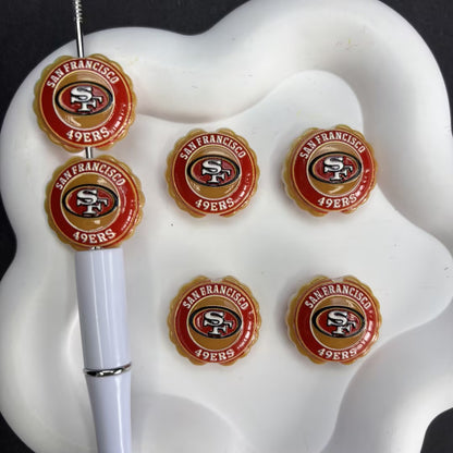 Football Bottle Cap Diamond Painting Accessories Collection | Acrylic Pen Topper & Sport Cover Minder Kit
