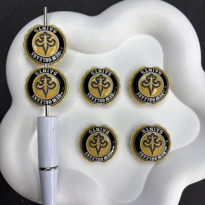 Football Bottle Cap Diamond Painting Accessories Collection | Acrylic Pen Topper & Sport Cover Minder Kit