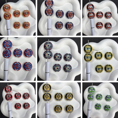 Football Bottle Cap Diamond Painting Accessories Collection | Acrylic Pen Topper & Sport Cover Minder Kit