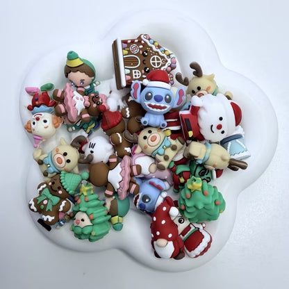 Cute Anime Monster Acrylic Focal Beads, Winter Beanie Yellow Electric Pet & Pocket Creature Charms for DIY Beadable Pens & Keychains