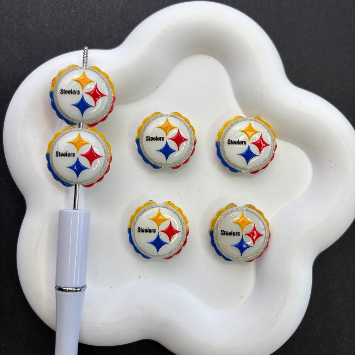 Football Bottle Cap Diamond Painting Accessories Collection | Acrylic Pen Topper & Sport Cover Minder Kit