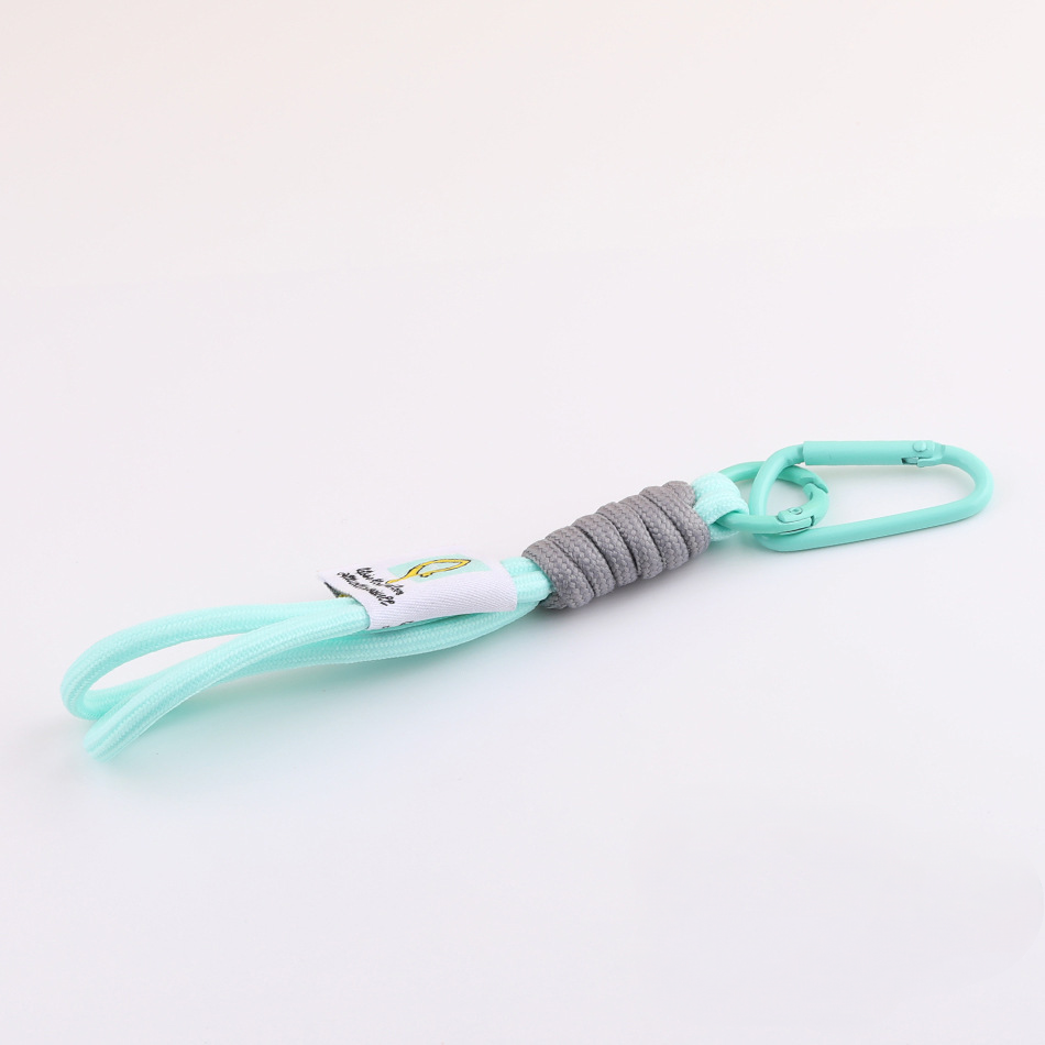 Urban Streetstyle Braided Phone Lanyard - 13cm Nylon Wrist Strap with D-Ring | DIY Keychain Bracelet Making Supply
