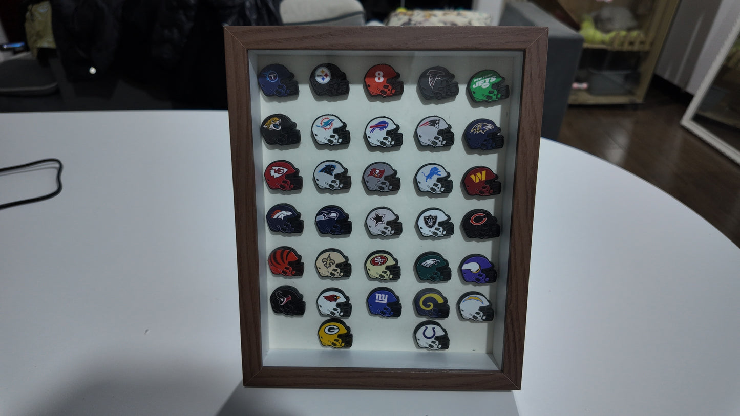 DIY NFL Beadable Cat Focal Beads Display Case! All 32 Teams 🏈 | DIY Sports Fan Bracelet & Keychain Craft Bead