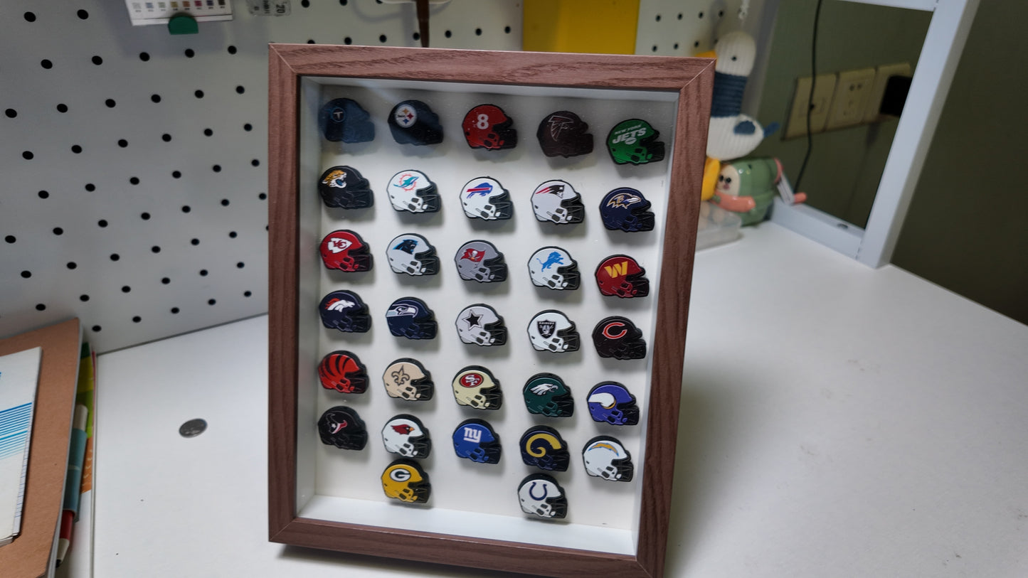 DIY NFL Beadable Cat Focal Beads Display Case! All 32 Teams 🏈 | DIY Sports Fan Bracelet & Keychain Craft Bead