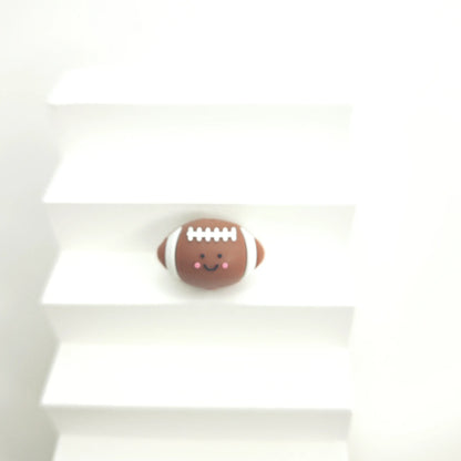 30 Teams NFL Football 3D Silicone Beads DIY Silicone Jewelry Glue Beads Beaded Accessories American Football Loose Beads
