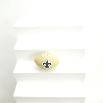 30 Teams NFL Football 3D Silicone Beads DIY Silicone Jewelry Glue Beads Beaded Accessories American Football Loose Beads