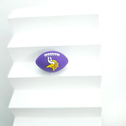 30 Teams NFL Football 3D Silicone Beads DIY Silicone Jewelry Glue Beads Beaded Accessories American Football Loose Beads