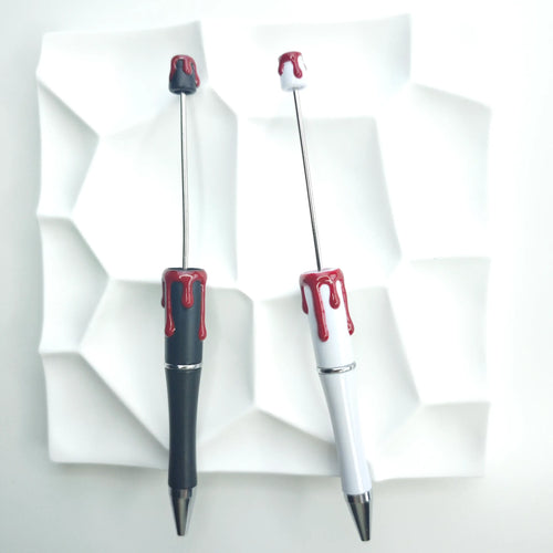 Handmade Halloween bloody pens, red blood and green blood